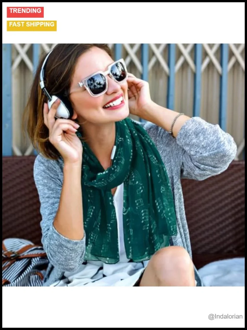Lightweight Fashion Scarf Shawl Wrap for Women Voile Material